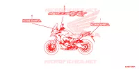 AUTOCOLLANTS pour Honda CROSSRUNNER 800 de 2017