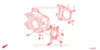 CYLINDRE pour Honda PCX 125 SILVER de 2016