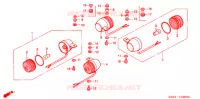 CLIGNOTANT pour Honda APE 50 DELUXE de 2004