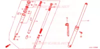 FOURCHE pour Honda APE 50 DELUXE de 2004