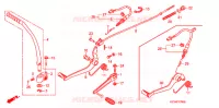 PEDALE   KICK pour Honda APE 50 de 2007