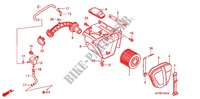 FILTRE A AIR (XZ508/9) pour Honda APE 50 DELUXE Front brake disk de 2011