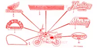 AUTOCOLLANTS (MONKEY) (Z50JZ/JB) pour Honda MONKEY 50 TYPE LA de 1981