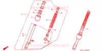 AMORTISSEUR AVANT pour Honda MONKEY 50 TYPE 4 de 1982