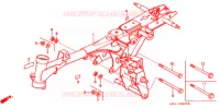 CADRE pour Honda MONKEY 50 TYPE 4 de 1984