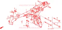 CADRE pour Honda MONKEY 50 TYPE 7L de 1985