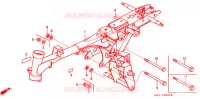 CADRE pour Honda GORILLA 50 LIMITED de 1988
