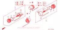 CLIGNOTANT pour Honda MONKEY 50 BLACK SPECIAL de 1990
