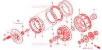EMBRAYAGE pour Honda XR 400 MOTARD de 2007