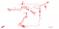 PEDALE pour Honda XR 400 MOTARD de 2007