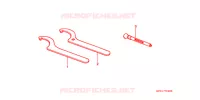 CLE pour Honda XR 400 de 2002