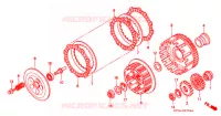 EMBRAYAGE pour Honda XR 400 de 2002