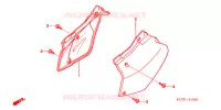 COUVERCLES LATERAUX pour Honda XR 400 de 2004