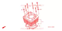 CYLINDRE pour Honda XR 400 de 2004