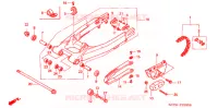 BRAS OSCILLANT pour Honda XR 400 de 1996