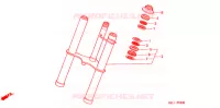 FOURCHE pour Honda XR 50 de 2000