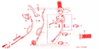 LEVIER DE GUIDON   CABLE   COMMODO pour Honda XR 50 de 2000