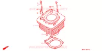 CYLINDRE pour Honda XR 600 R de 1986