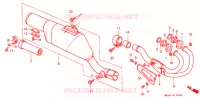 SILENCIEUX D'ECHAPPEMENT ('85 '87) pour Honda XR 600 R de 1986
