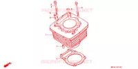 CYLINDRE pour Honda XR 600 R de 1991