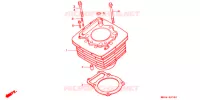 CYLINDRE pour Honda XR 600 R de 1992