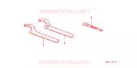 OUTIL pour Honda XR 600 R de 1992