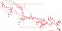 SILENCIEUX D'ECHAPPEMENT ('91,'92) pour Honda XR 600 R de 1992