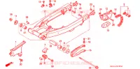BRAS OSCILLANT pour Honda XR 600 R de 2000