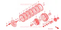 EMBRAYAGE pour Honda XR 600 R de 2000