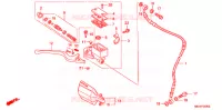 MAITRE CYLINDRE DE FREIN AVANT pour Honda XR 600 R de 2000
