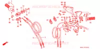 COMMODOS   POIGNEES pour Honda XR 600 R de 2000