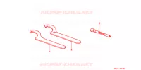 OUTIL pour Honda XR 600 R de 2000