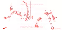 PEDALE DE FREIN pour Honda XR 600 R de 2000