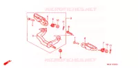 REPOSE PIED pour Honda XR 600 R de 2000