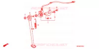 BEQUILLE pour Honda XR 650 L de 2002