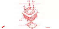 CYLINDRE pour Honda XR 650 L de 2003