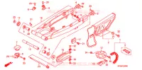 BRAS OSCILLANT pour Honda XR 650 L de 2005