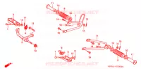 REPOSE PIED pour Honda XR 650 L de 2007