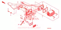 FEU ARRIERE pour Honda XR 650 L de 2011