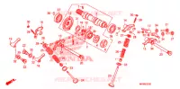 ARBRE A CAMES pour Honda XR 650 L de 2011