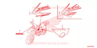 AUTOCOLLANTS pour Honda XR 650 L de 2012