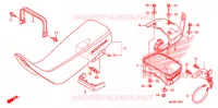 SELLE pour Honda XR 650 L de 2013