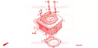 CYLINDRE pour Honda XR 650 L de 2017