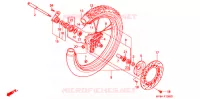 ROUE AVANT pour Honda XR 650 L de 1994