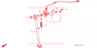 BEQUILLE pour Honda XR 650 L de 1994