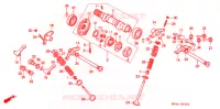 ARBRE A CAMES pour Honda XR 650 L de 1997