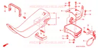 SELLE pour Honda XR 650 L de 1998