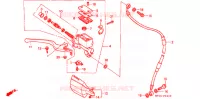 MAITRE CYLINDRE DE FREIN AVANT pour Honda XR 650 L de 2000
