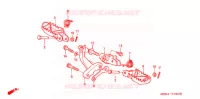 REPOSE PIED pour Honda XR 650 R de 2001