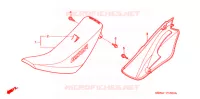 SELLE   COUVERCLE LATERAL DROIT pour Honda XR 650 R de 2001